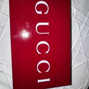 Gucci Red Wall Art Panel with White Logo